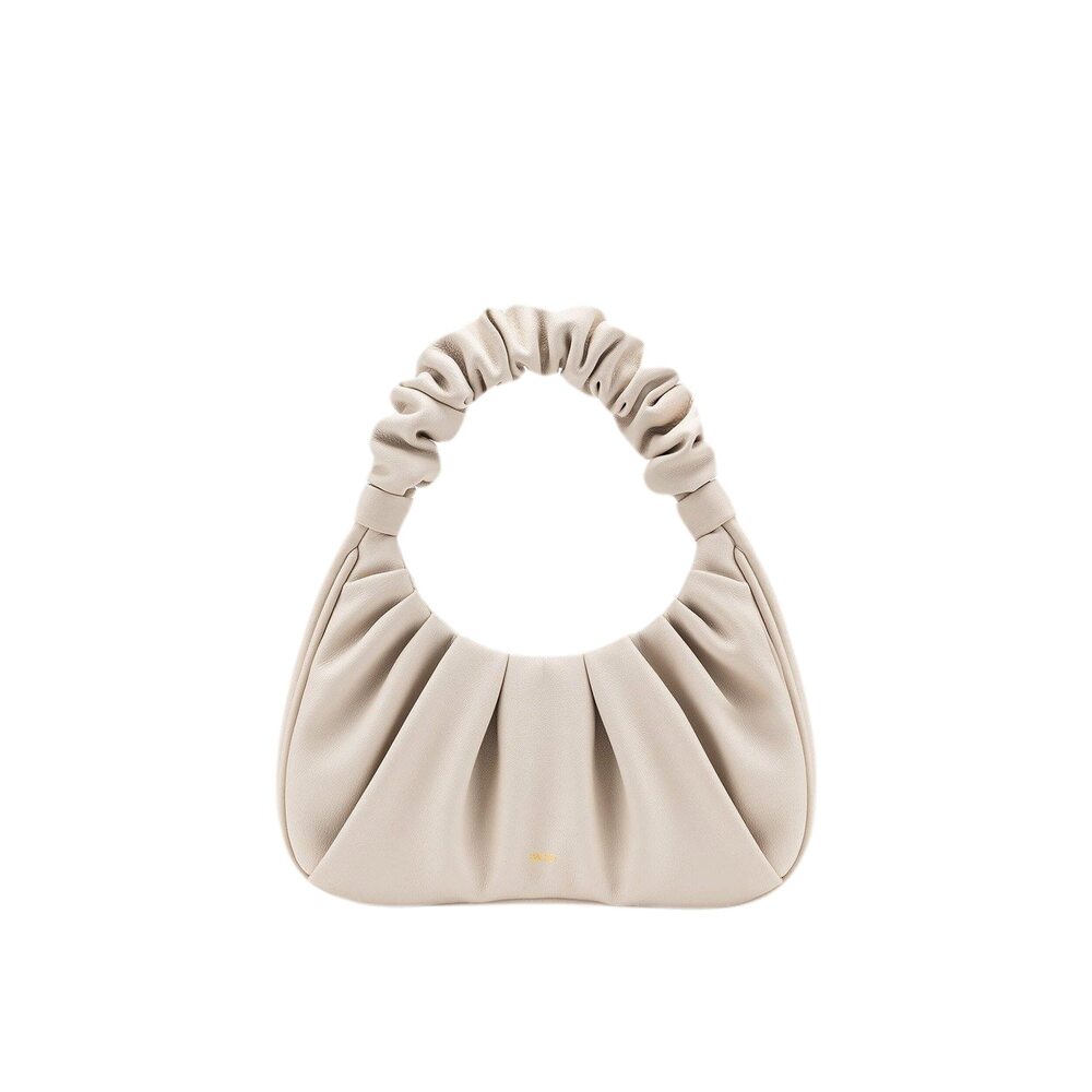 1439 Gabbi Ruched Hobo Handbag - Beige